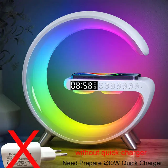 Wireless Charger Alarm Clock - Decorify