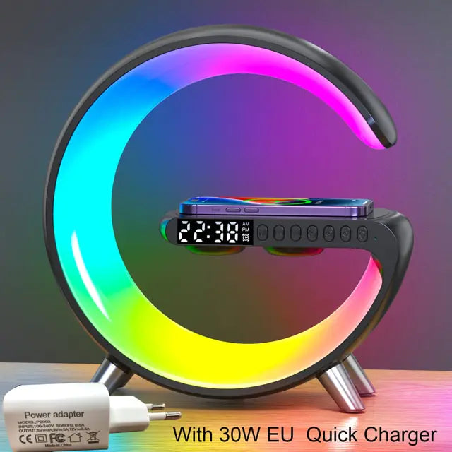 Wireless Charger Alarm Clock - Decorify