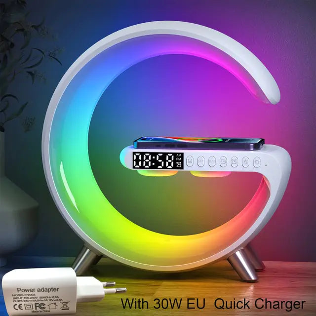 Wireless Charger Alarm Clock - Decorify