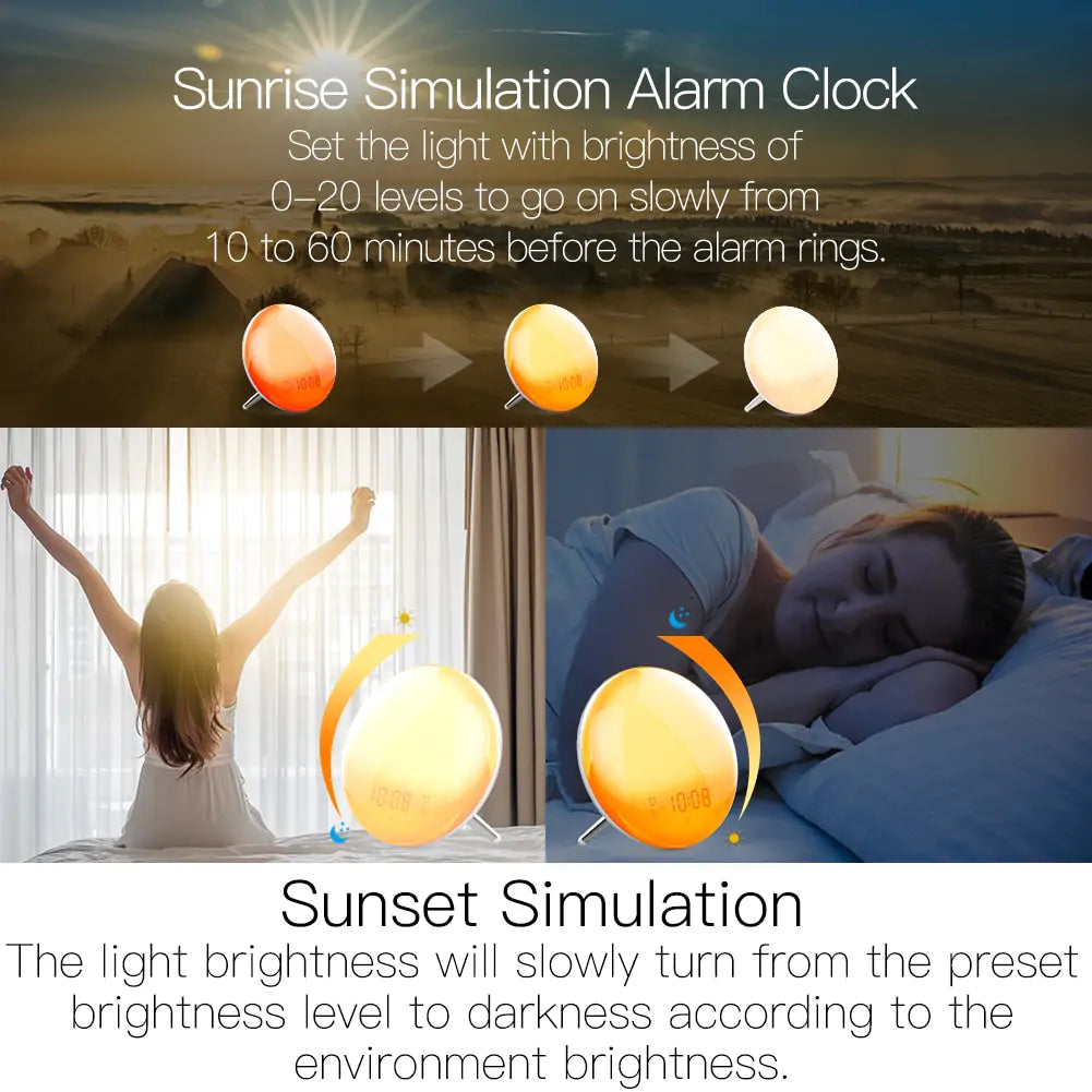 Wake-up Light Clock - Decorify